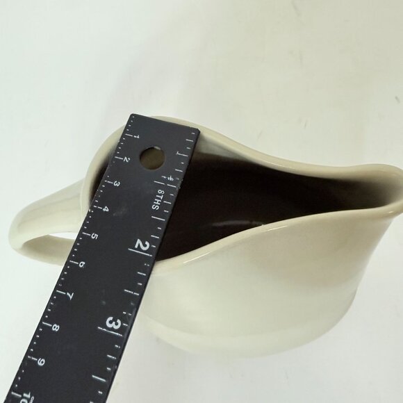 Jars France Modern Farmhouse Pitcher Two Tone Rustic Kitchen Minimalist Stonewar - Picture 12 of 15